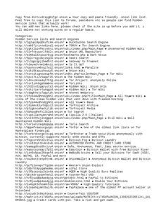where to find onion links